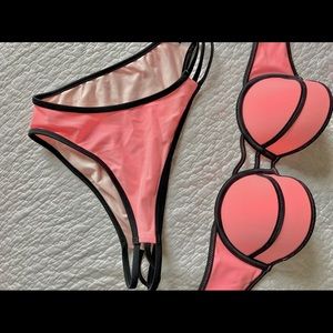 🏖STRAPLESS VICTORIAS SECRET BIKINI SET🏖